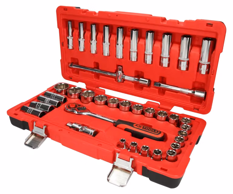 KS TOOLS 1/2" CHROMEplus set di chiavi a bussola 39 pezzi - 958.0639