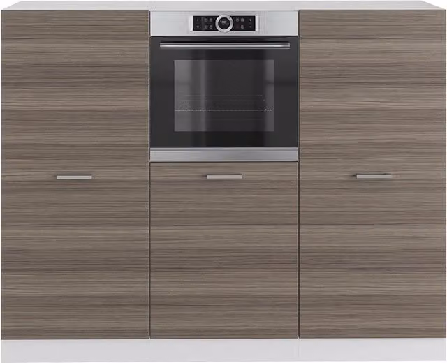 Cucina componibile moderna Vicco R-Line Grigio nobile e Bianco, larghezza 180 cm, senza piano di lavoro – 1