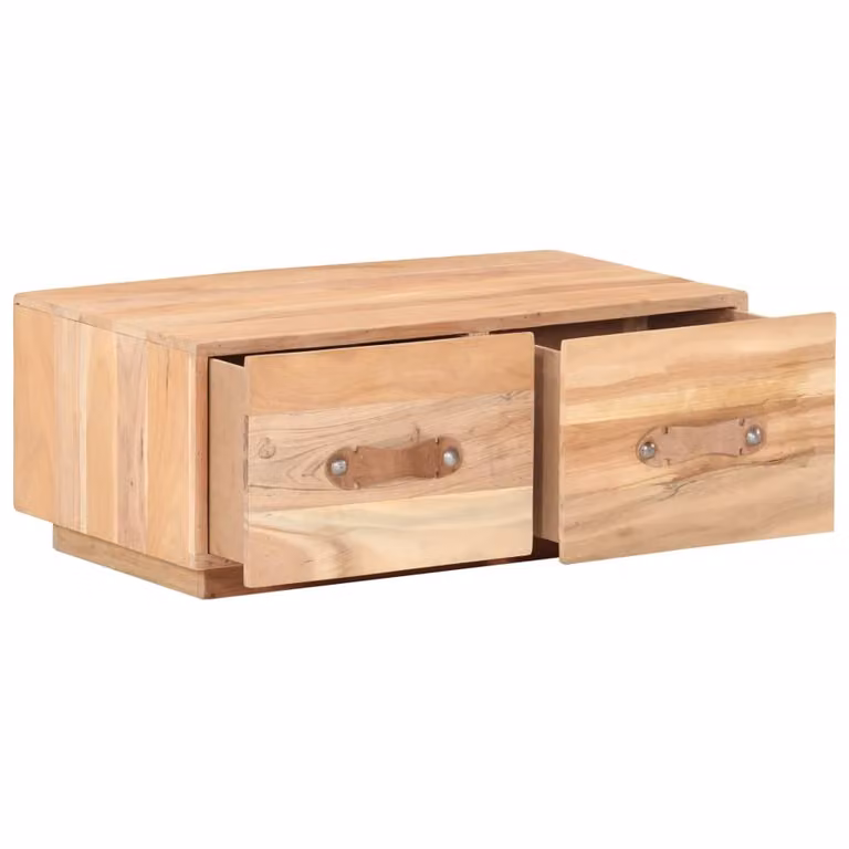 Tavolino da Salotto 90x50x35 cm in Legno Massello di Recupero