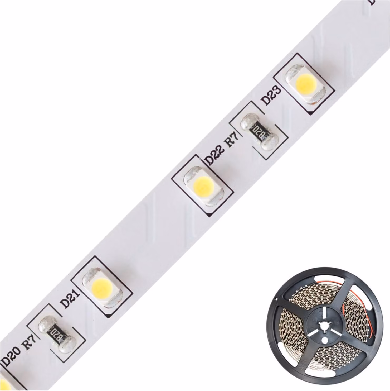 Striscia LED 5m 3000K 24V/DC IP20 - Nastro leggero / tubo / nastro SB2024302802