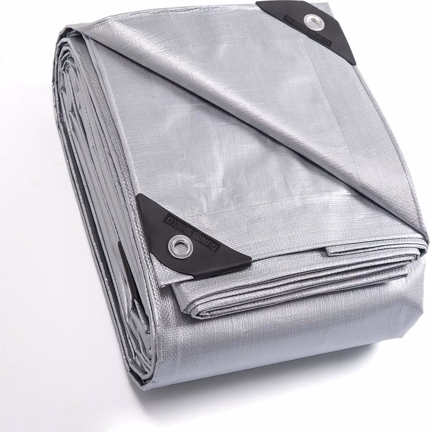 Telone con occhielli 3m x 3m Grigio impermeabile 160g/m² Stabilizzato UV Resistente alle muffe