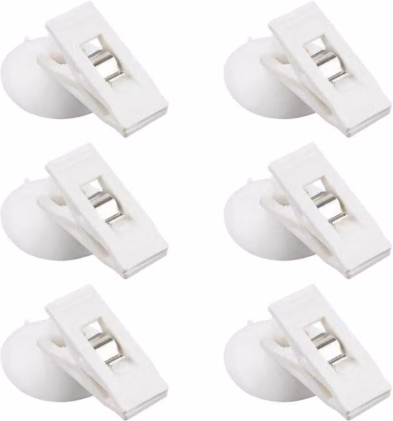 6 ventose resistenti da 3,5 cm per doccia, finestre e frigorifero