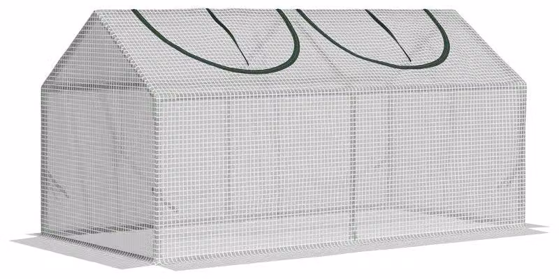 Mini serra - Serra per piante | Colore: Bianco | Dimensioni: 60x120x60 cm