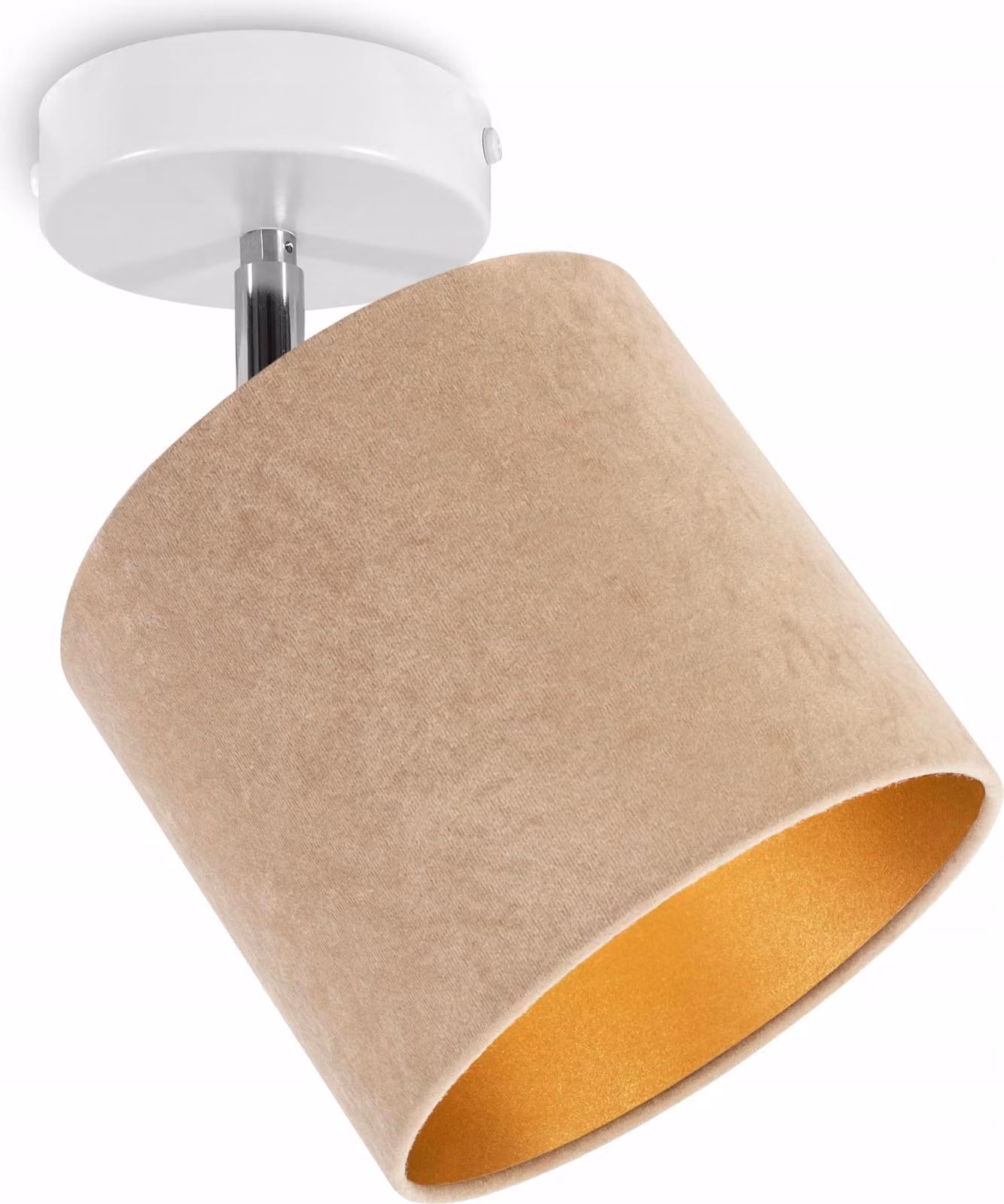 Lampadario A Sospensione, Applique, Velluto Dorato