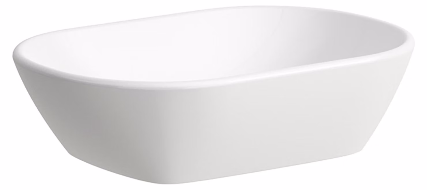 LAUFEN LUA vasque, sans trou pour robinet, sans trop-plein, 500x350mm, H8120830001121, H8120830001121