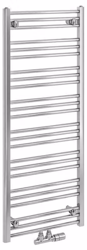 Bruckner ALBRECHT Radiatore da bagno 500x1250 mm, attacco centrale, cromato