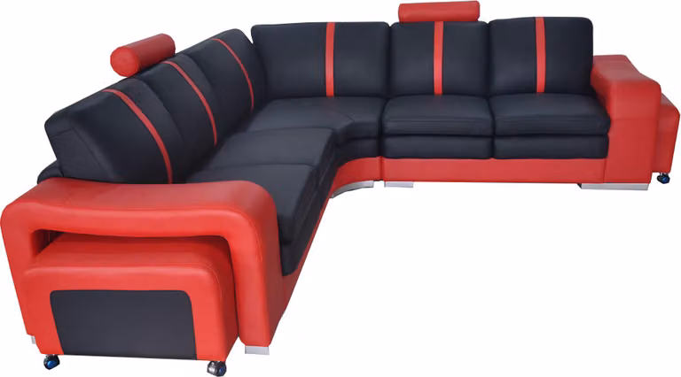 Moderne Ecksofa Couch Polster Eckgarnitur Sofa Eck Garnitur + USB Wohnlandschaft