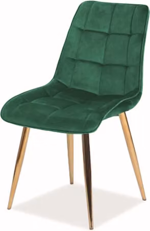 Sedia da pranzo set di sedie da cucina verde chic set di 2