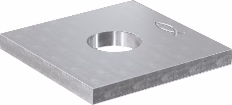 piastre di collegamento fischer FFF 1 gvz 25 pz