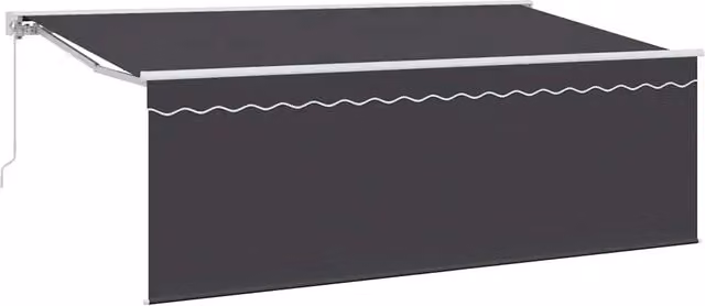 Tenda da Sole | Tenda Retrattile Crema 350 x 200 cm Poliestere e Alluminio