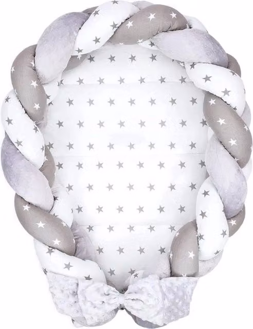 Cuscino per Bambino Bumper Reiswieg 100% cotone Anti-allergico - lettino per bambini  Nest di sicurezza per bambini