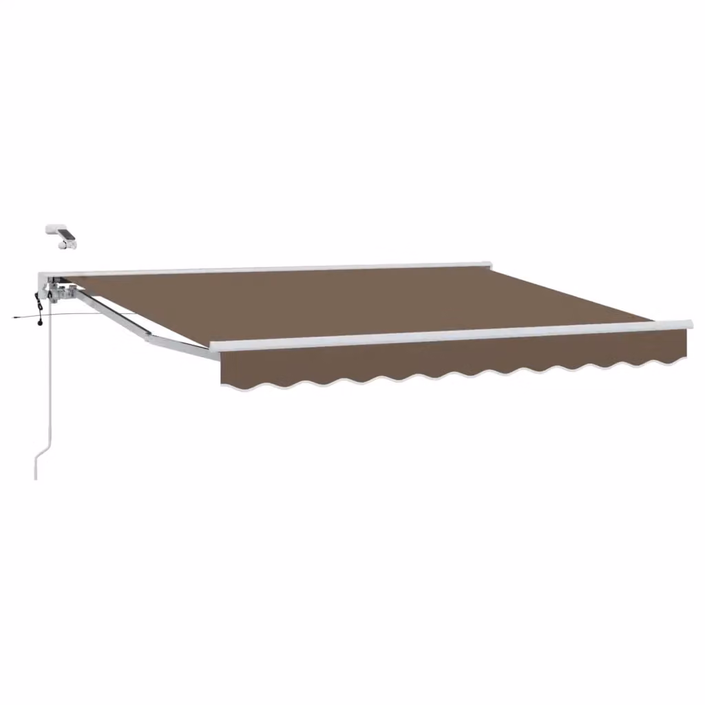 Tettuccio elettrico retrattile Videx beige in poliestere e acciaio L: 3,5 m, P: 2,5 m – 2