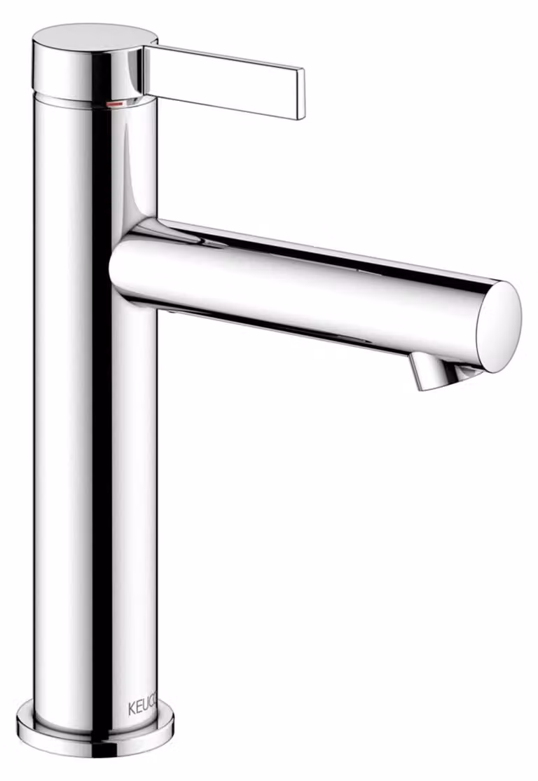 KEUCO IXMO Pure Mitigeur monocommandé pour lavabo 130, sans vidage à tirette, saillie 125mm, 59501011101, 59501011101
