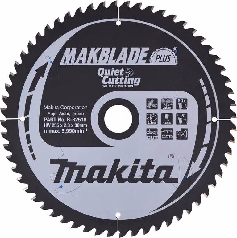 Sega Makita MAKBLADE. 255x30x60Z B-32518