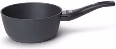 Casseruola in alluminio antiaderente Tvs Virtus con un manico, colore antracite, diametro 18 cm