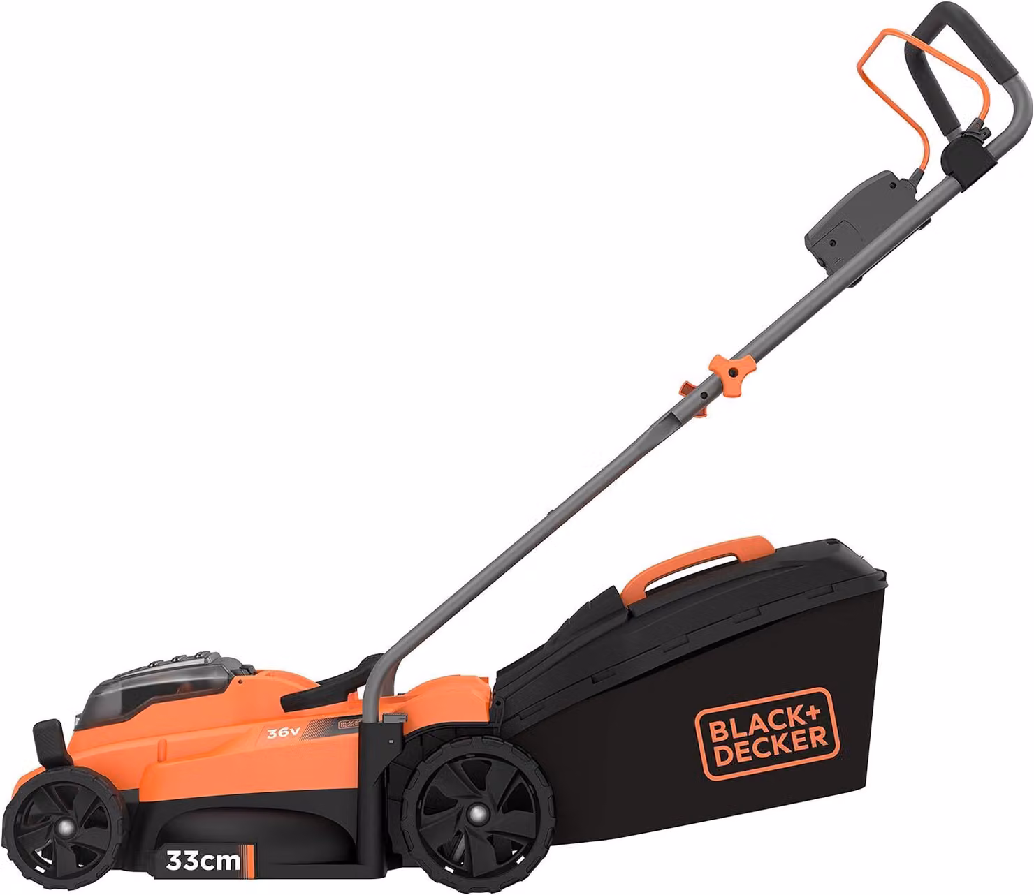 Black & Decker Akku-Rasenmaeher,36V, ohne Akku, 33cm