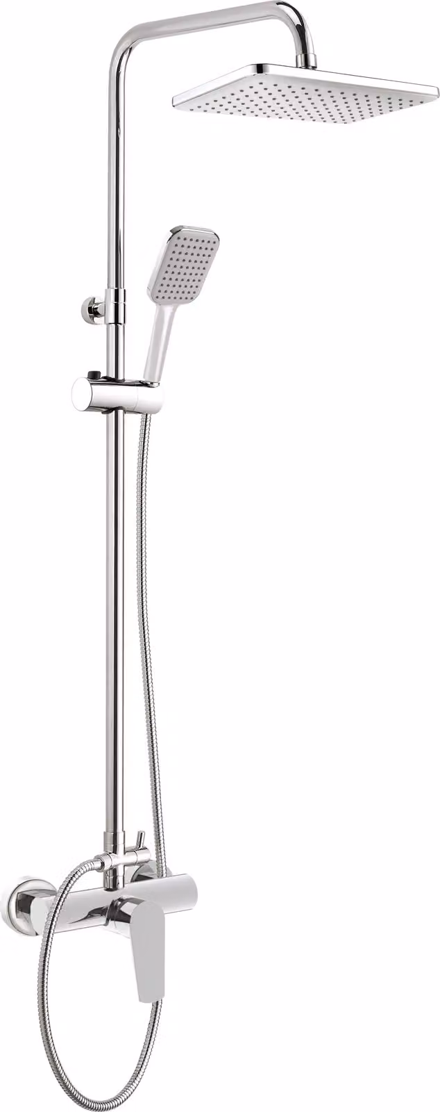 Rain shower with shower faucet