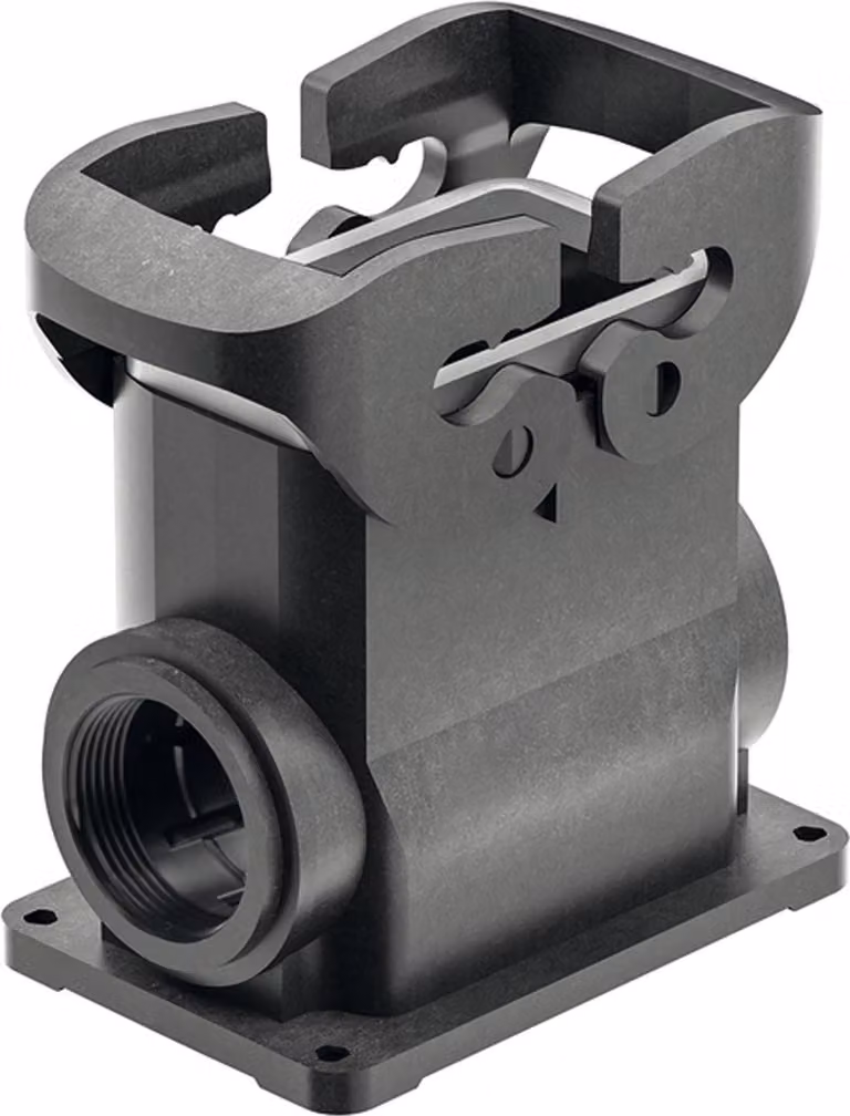 HARTING Han ECO 10B Alloggiamento base senza pressacavo, 1xM32 uscita cavo laterale, con 2 staffe trasversali - 1 pezzo