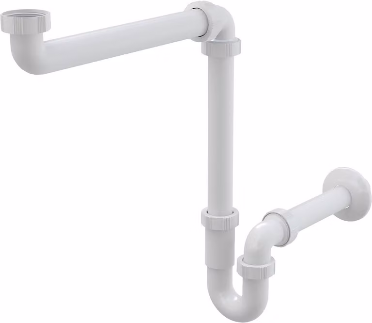 Sifone salvaspazio Alcadrain per lavabi DN 32 con dado di fissaggio da 5/4"