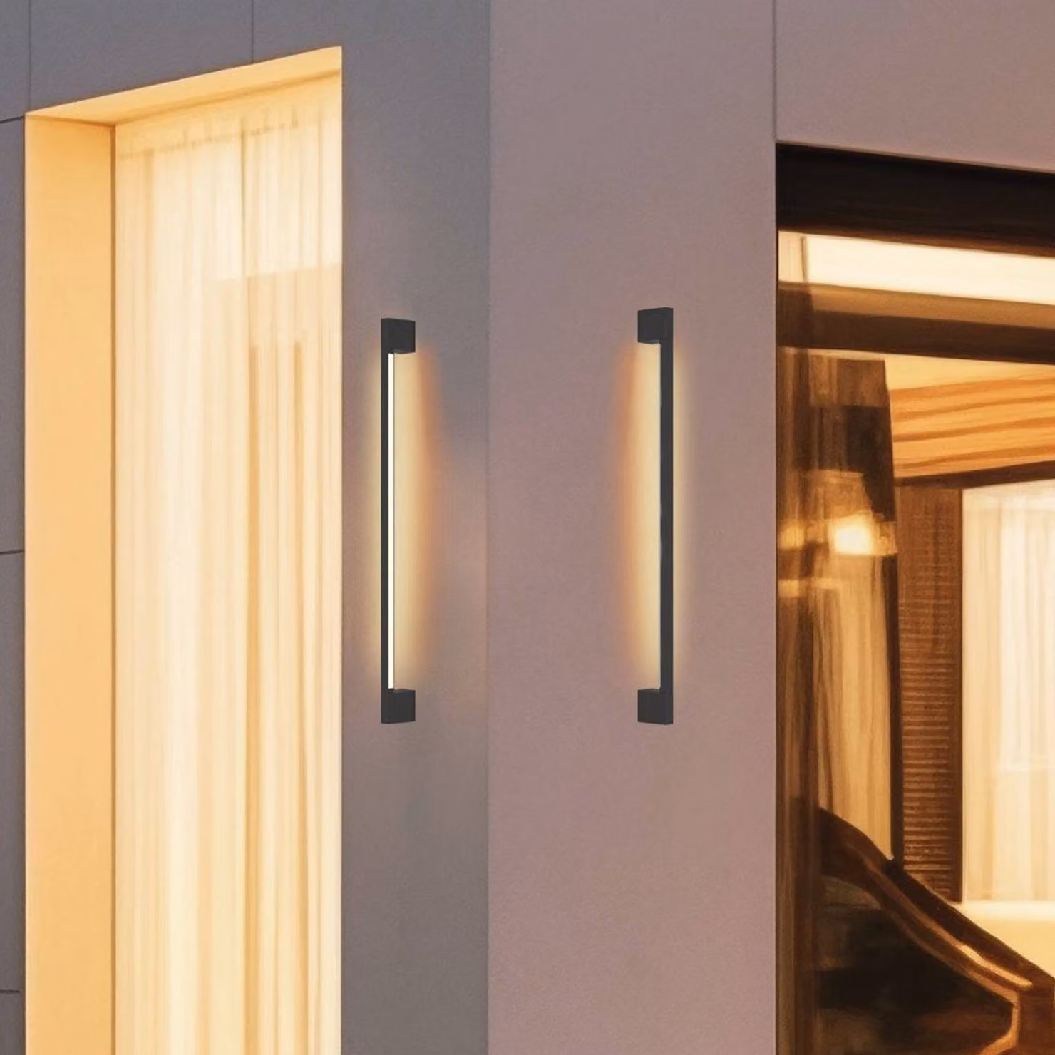 Viokef Applique da esterni a LED Tessa, Alluminio / Grigio / Zincato, Alluminio, Moderno, Applique LED da esterni