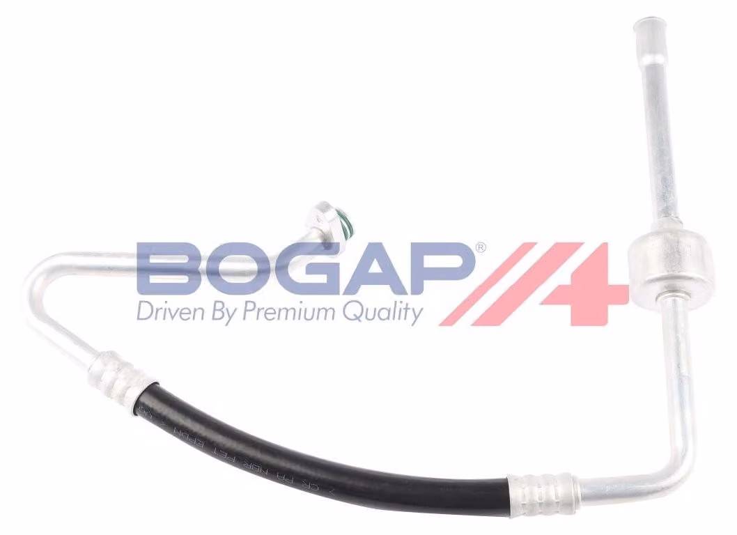 BOGAP Tubo alta pressione e tubo bassa pressione per impianto di climatizzazione Tubo alta pressione P4128100 compatibile con PEUGEOT 407 SW (6E) 430 mm 370 mm 60 mm 0,28 kg