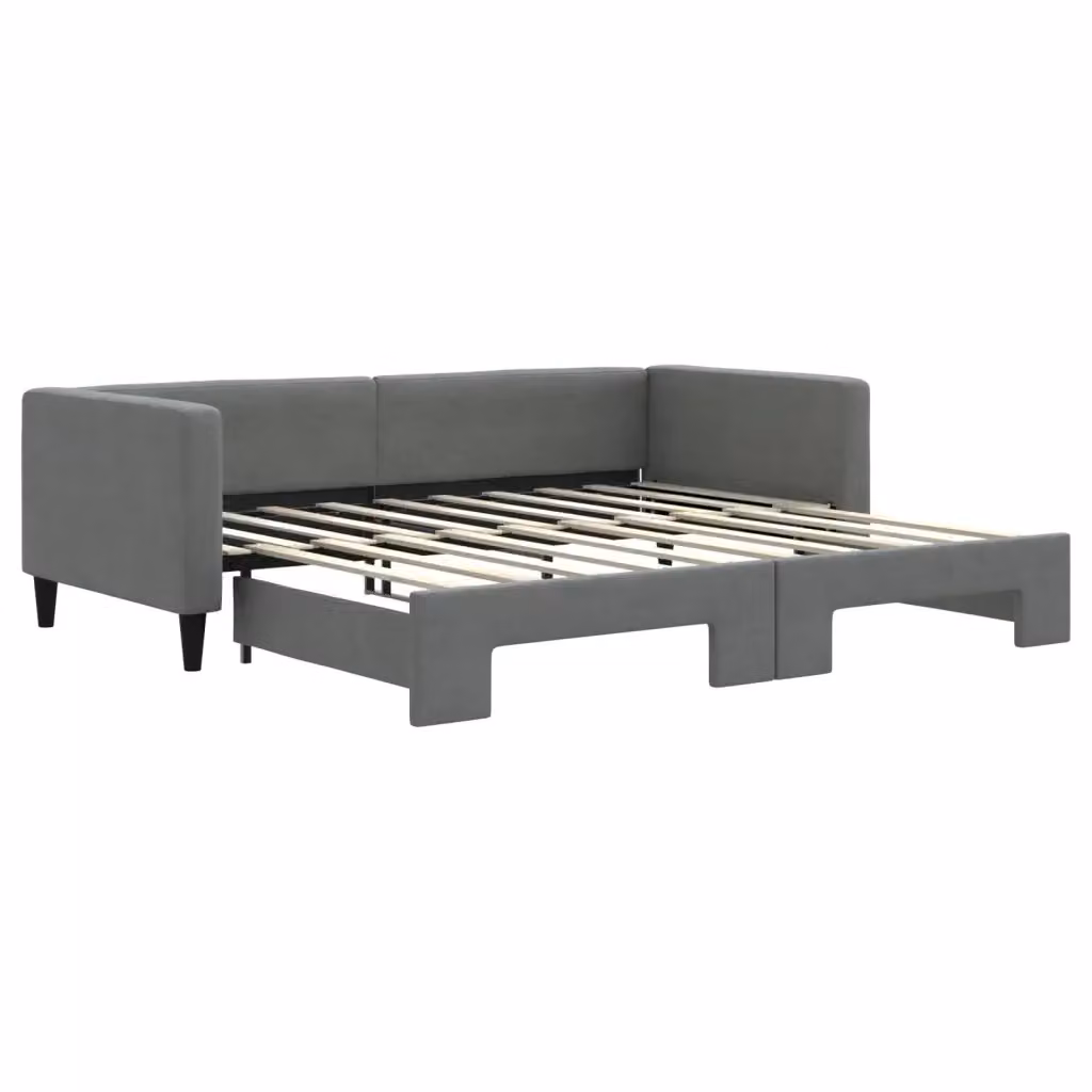 Divano Letto Estraibile Moderno vidaXL Grigio – 2