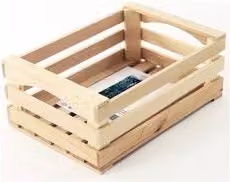 Cassetta multiuso in legno Caper colore beige e marrone L: 20 cm, P: 15 cm, H: 8 cm