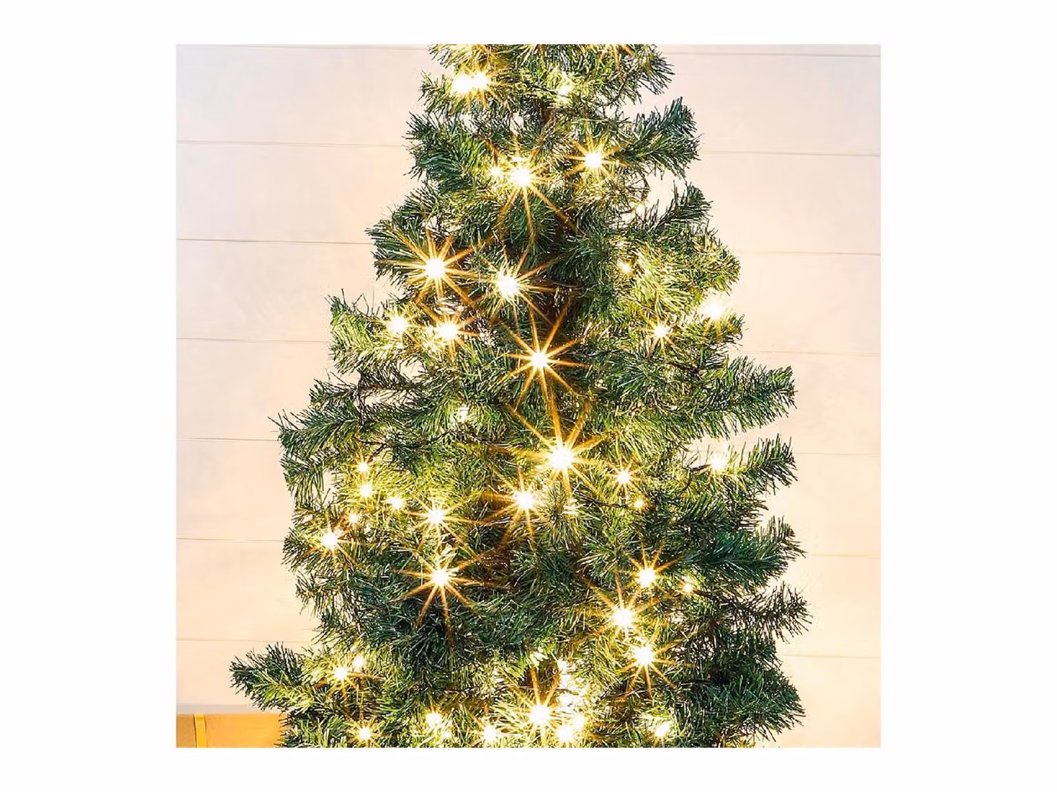 Catena luminosa LED HI, 50 LED, grado di protezione IP44, luce bianca calda