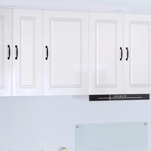 Pensile da cucina moderno vidaXL bianco lucido con ripiani interni L 50 x P 31 x H 80 cm