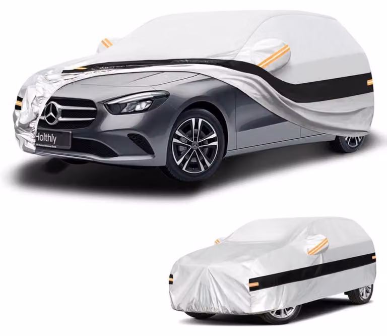 Copertura per auto, 10 strati, impermeabile, per Mercedes-Benz Classe B (modelli W245/W246/W242/W247), dal 2005 al 2026, colore argento