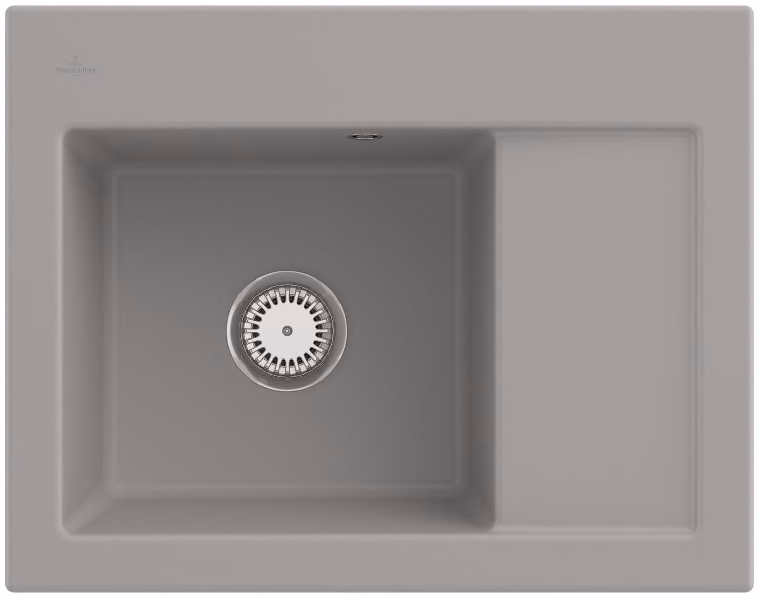Lavello da cucina Villeroy&Boch, lavello da cucina Subway 45 Compact Fossil 650x510mm, larghezza base 45cm