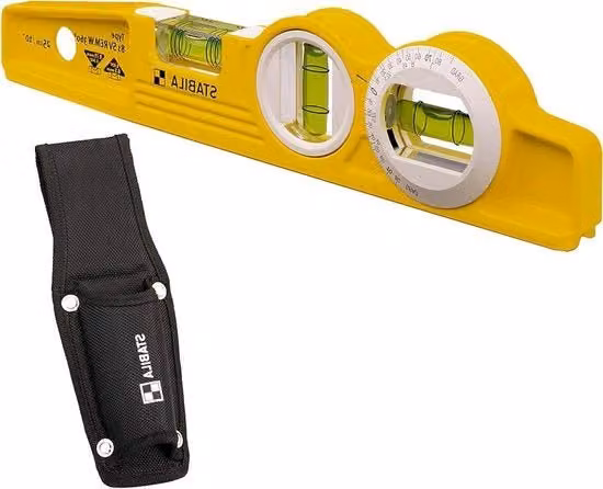 Livella a bolla Stabila 81 SV REM W360 gialla per misurazioni precise