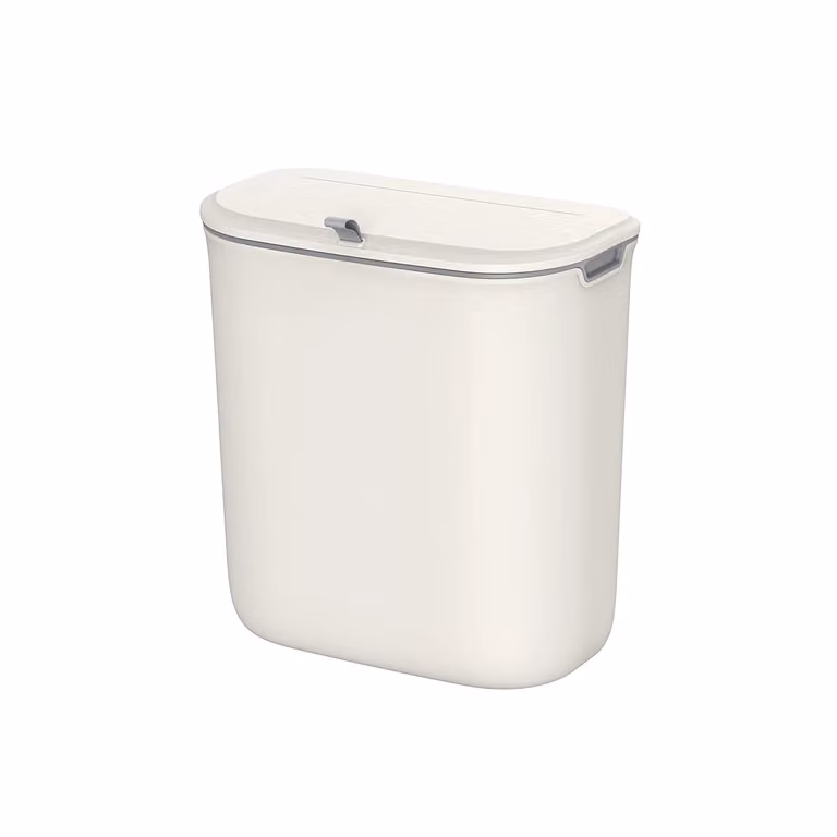 Pattumiera da Appendere 9L Grigio, Bianco