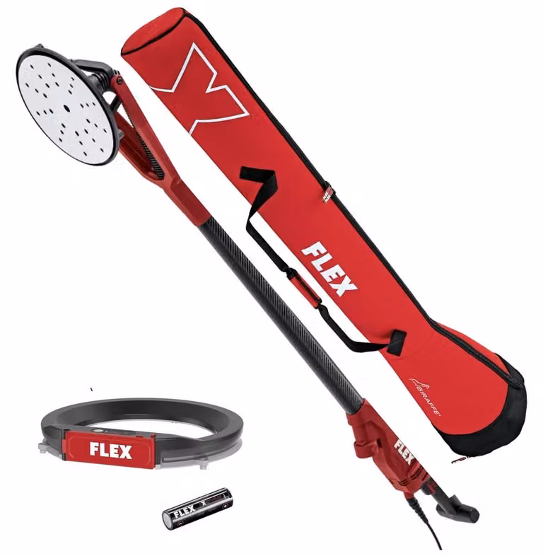 Levigatrice flessibile per pareti e soffitti GE 6 X-EC n. 534652 + lampada a batteria a LED WL 1000 GE 6