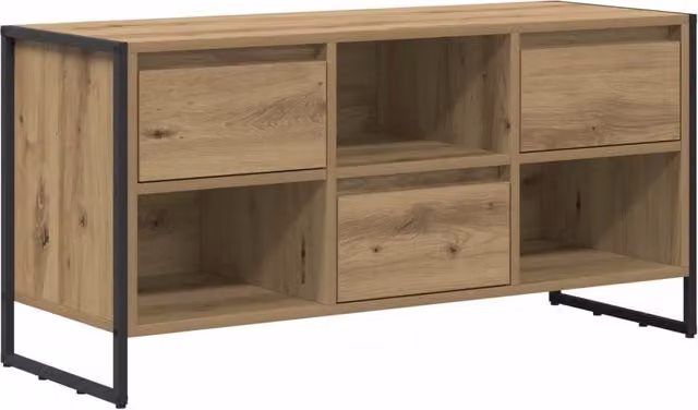 Mobile TV | Armadietto TV | Mobile Porta TV con cassetto Rovere Artigianale 100 x 36 x 49,5 cm