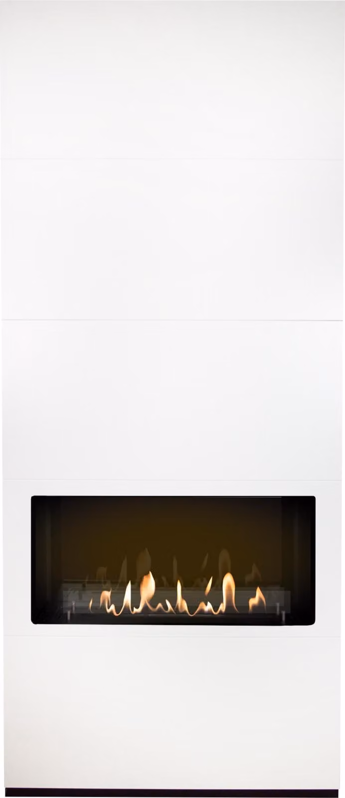 Caminetto a bioetanolo Xaralyn - Ambiance BCW - Legno bianco - Potenza termica 3,5 kW - Fiamme realistiche - Non richiede canna fumaria