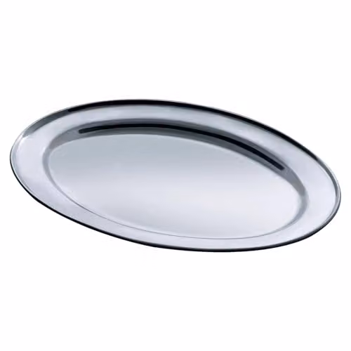Vassoio Acciaio 18/C Ovale Cm 50X35 Salvi