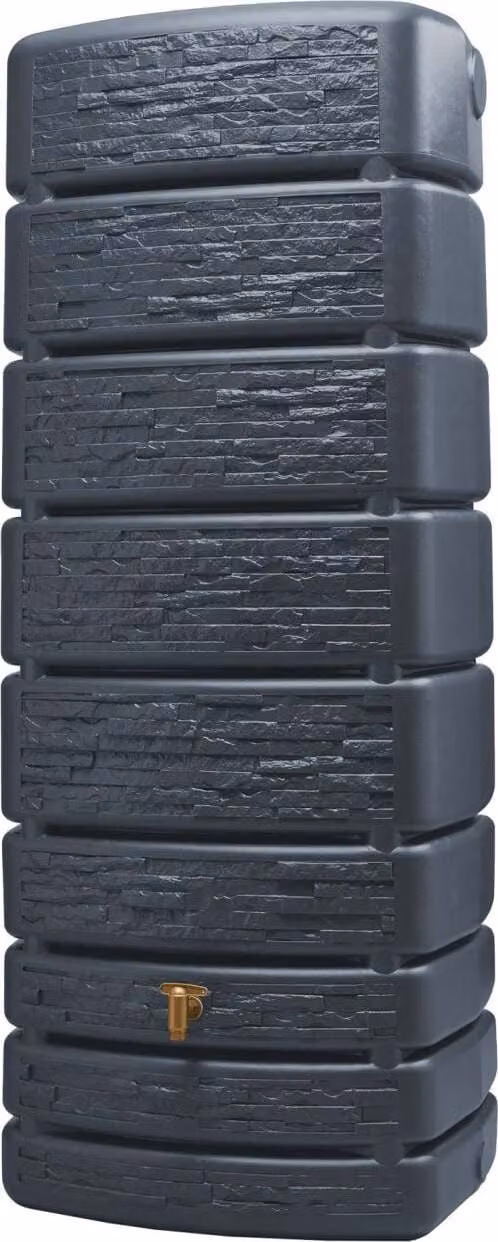 4rain serbatoio a parete per acqua piovana Slim grigio grafite 500 L