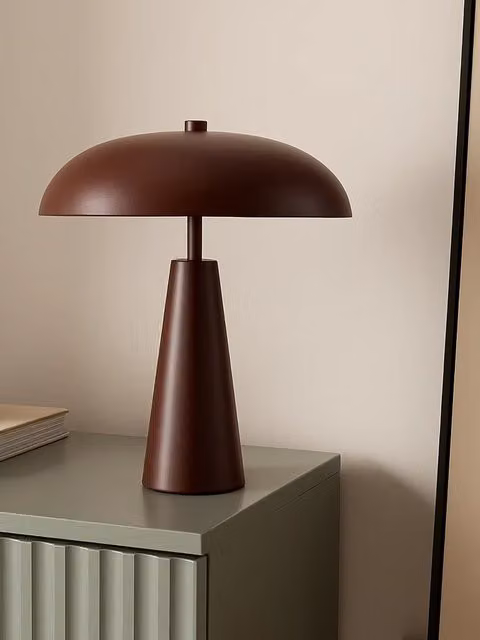 Alton lampada da tavolo in metallo rossa Kenay Home H 46,5 cm x L 38 cm