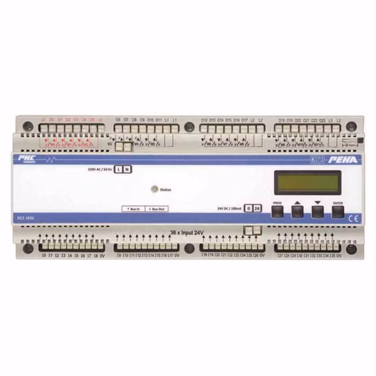 Modulo per tapparelle/ciechi per guida DIN - Attuatore per la domotica KNX 12-ch D 952 JRM