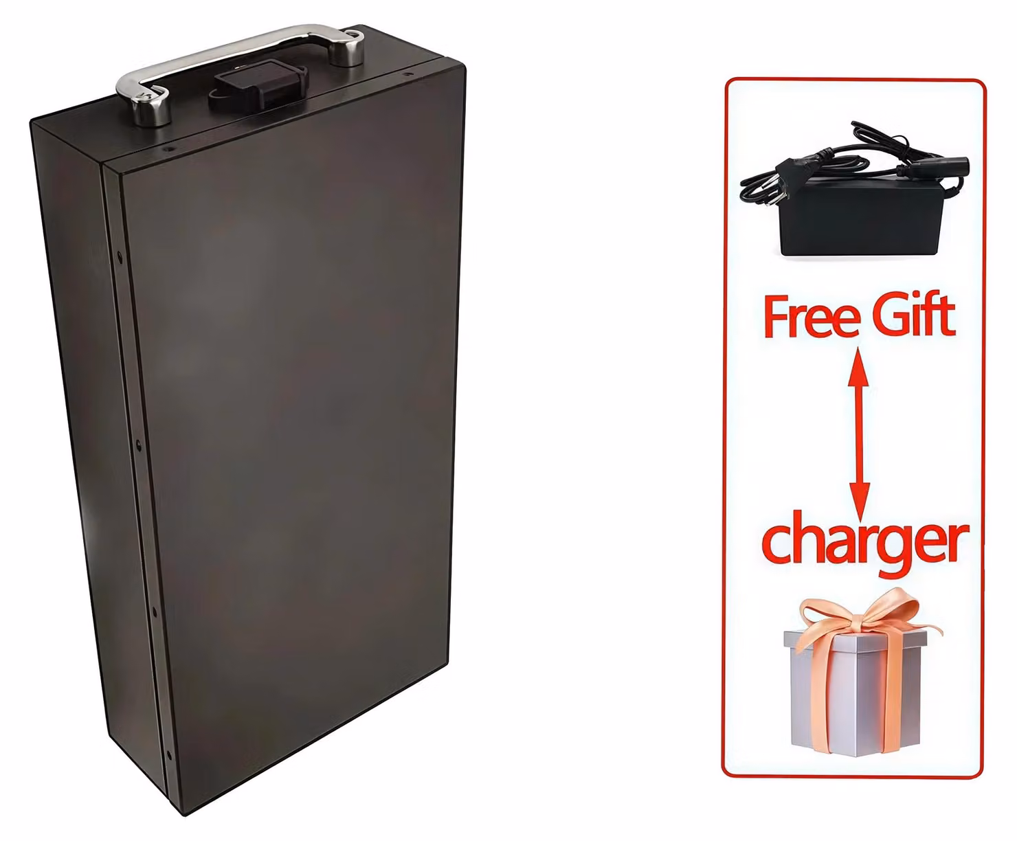 Batterie al litio, capacità da 10Ah a 40Ah, certificate CE, caricabatterie B-60V-10Ah, 60V