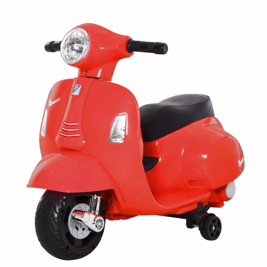 Motocicletta Elettrica per Bambini Minimal Rosso con Luci e Suoni L/P/H: 66.5 x 38 x 52 cm – 2