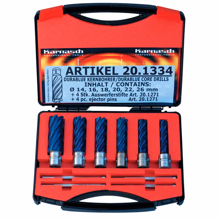 Set di punte a Metallkraft BLUE-LINE PRO 55 Weldon, 38720.1334