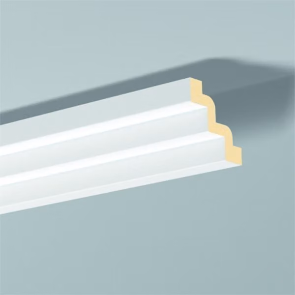 Modanatura del soffitto NMC Z52 ARSTYL Noel Marquet Battiscopa decorativo Battiscopa decorativo moderno bianco 2 m