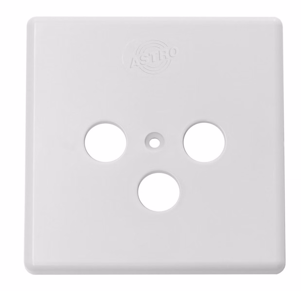 Coperchio bianco puro per scatola a 3 fori - Cornice 1 volta bianca GUZ 450