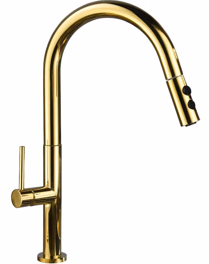 Mexen Ava rubinetto da cucina, oro - 672800-50