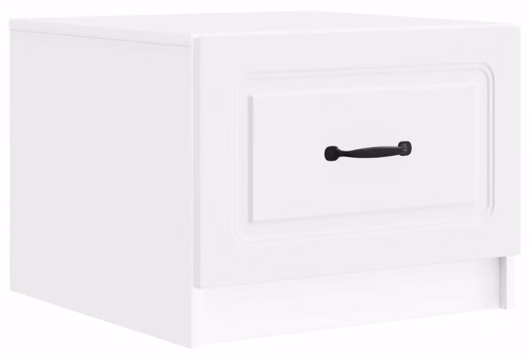 Tavolino da salotto Bianco 49 x 50 x 37 cm Legno ingegnerizzato