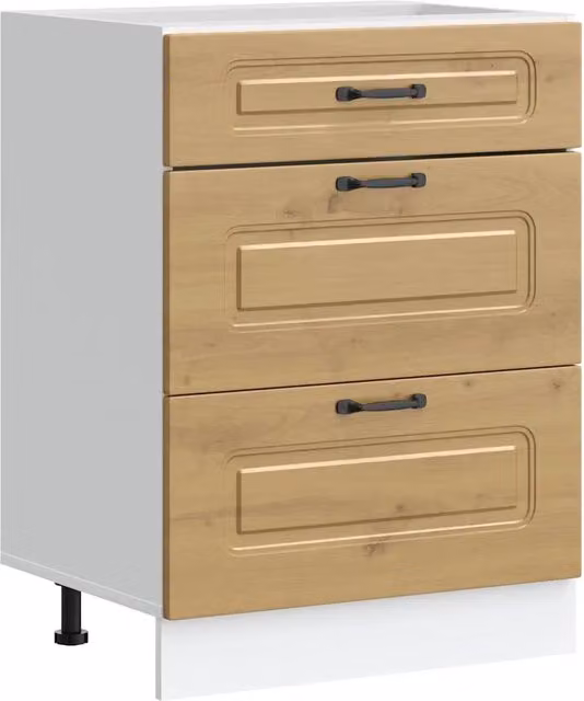 Mobile da cucina Kalmar in legno di rovere color marrone L: 60 cm, P: 46 cm, H: 81,5 cm