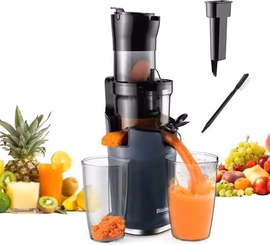 Sapcentrifuga - 78mm Ingresso alimentare - 200W - 40-65RPM - Per tutta la frutta