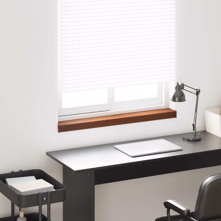 Soglia della finestra vidaXL in legno e PVC, colore marrone, L 100 cm x P 15 cm x H 4,5 cm